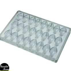 Moules À Chocolat*Chocolat Form Moule Chocolat Fève Cacao 47,5 mm (x24)