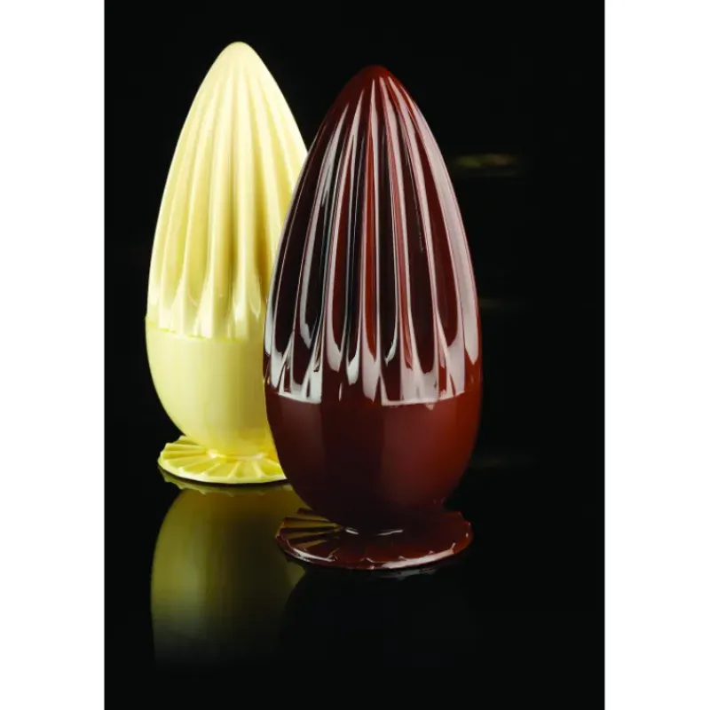 Moules À Chocolat*PAVONI Moule Chocolat Oeuf Diamant Ø 12 x H 25 cm (x2)