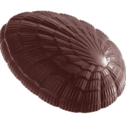 Moules À Chocolat*CHOCOLATE WORLD Moule Chocolat Oeuf Strié 87 mm (x6)