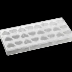 Moules À Chocolat*PAVONI Moule Chocolat Polycarbonate Praline Cœur 2,5 x 2,8 x H 1,6 cm (x24)