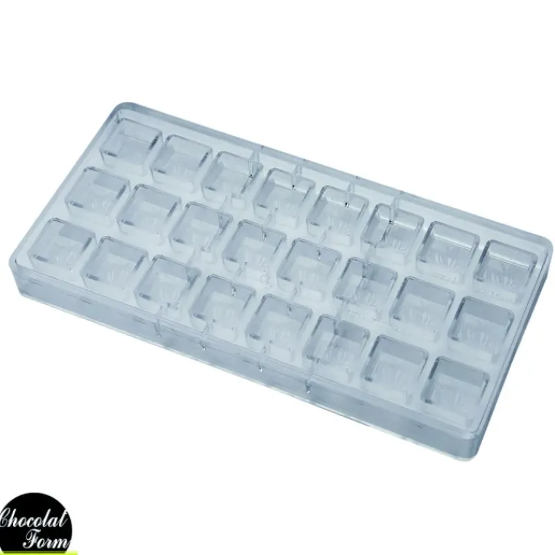 Moules À Chocolat*Chocolat Form Moule Chocolat Praline Carrée Fève 2,5 cm (x24)