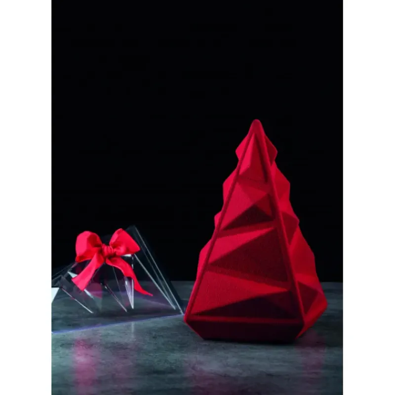 Moules À Chocolat*PAVONI Moule Chocolat Sapin de Noël Rocky 12,5 x H 19,5 cm (x2)