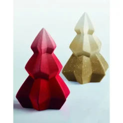 Moules À Chocolat*PAVONI Moule Chocolat Sapin de Noël Crystal Ø 14,5 x H 20 cm (x2)