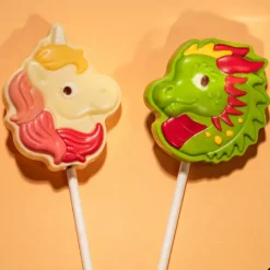 Moules À Chocolat*Chocolat Form Moule Chocolat Sucette Dragon 5,5 x 5 cm (x5)