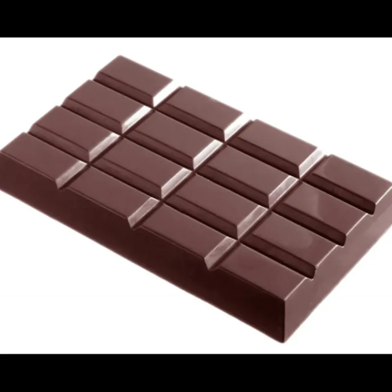 Moules À Chocolat*CHOCOLATE WORLD Moule Chocolat Tablette 16 Carrés (x2)