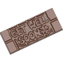 Moules À Chocolat*CHOCOLATE WORLD Moule Chocolat Tablette Get Well Soon (x4)