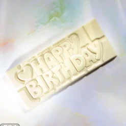 Moules À Chocolat*CHOCOLATE WORLD Moule Chocolat Tablette Happy Birthday (x4)