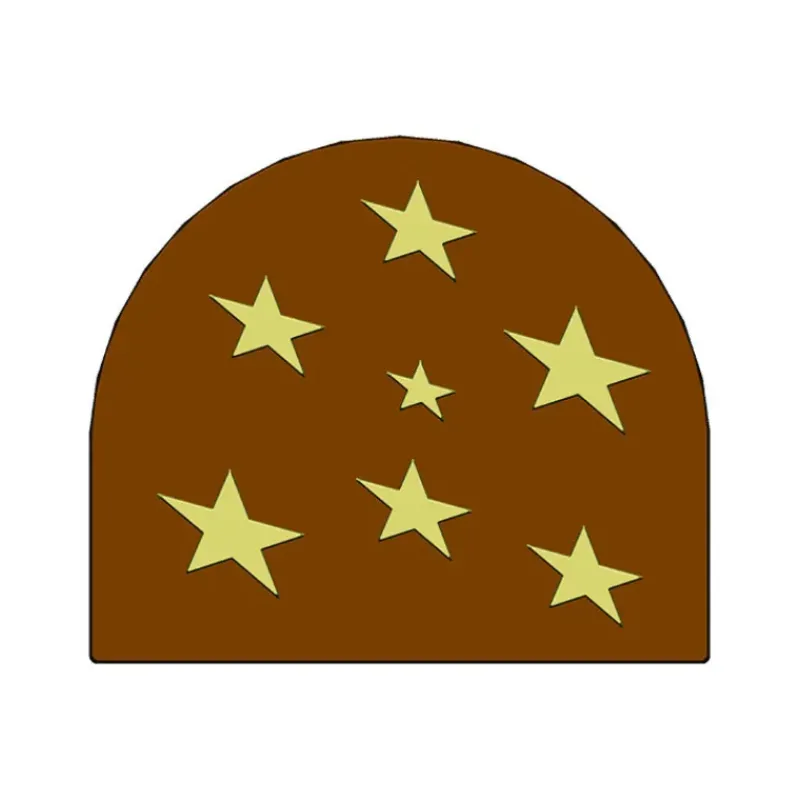Moules À Chocolat|Moules À Gâteaux*MALLARD FERRIERE Moule Embout de bûche Petites Etoiles 80 x 68 mm Mallard Ferrière