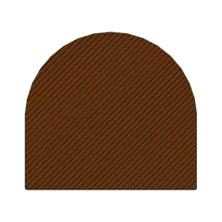 Moules À Chocolat|Moules À Gâteaux*MALLARD FERRIERE Moule Embout de bûche Strie 78 x 85 mm Mallard Ferrière