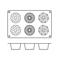 Moule Silicone|Moules À Gâteaux*SILIKOMART Moule kougloffs assortis professionnel en silicone