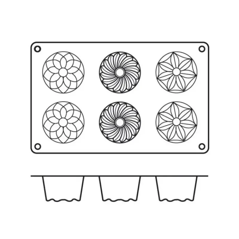 Moule Silicone|Moules À Gâteaux*SILIKOMART Moule kougloffs assortis professionnel en silicone