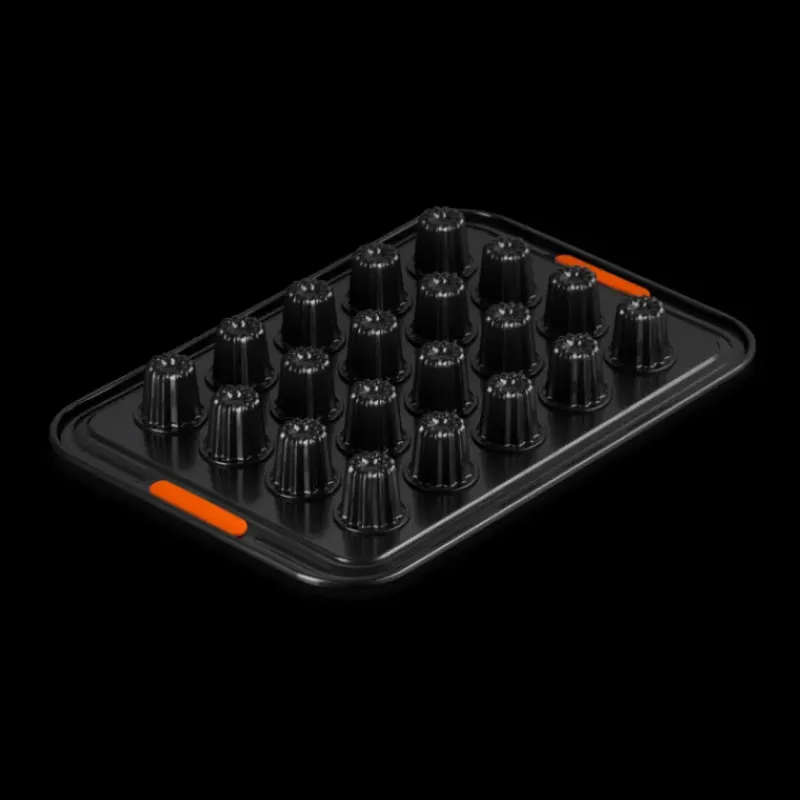 Moule Anti-adhésif|Moules À Gâteaux*LE CREUSET Moule Mini-Cannelés Anti-Adhésif 20 Empreintes 38,7 x 26,9 cm