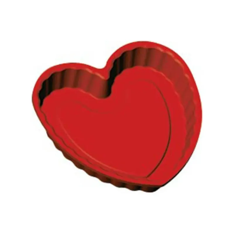 Moule Silicone*SILIKOMART Moule professionnel forme Coeur en silicone souple 22 x 21,8 cm