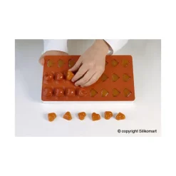 Moule Silicone*SILIKOMART Moule Pâte de Fruit Bonbon 24 empreintes 6ml Professional