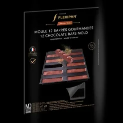 Moule Anti-adhésif|Moule Silicone*FLEXIPAN DEMARLE Moule Silicone 12 Barres Gourmandes