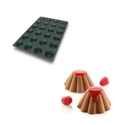 Moule Silicone*SILIKOMART Moule Silicone 24 Briochettes Ø7,9 x 3,5 cm 84ml Professional