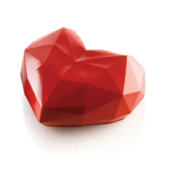 Moule Silicone*SILIKOMART Moule Silicone 6 Coeurs Origami 82,6 x 74 x h35 mm 110ml Professional