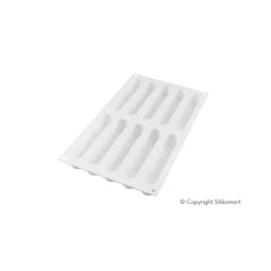 Moule Silicone*SILIKOMART Moule Silicone 10 Eclairs 13x2,5 cm Professional