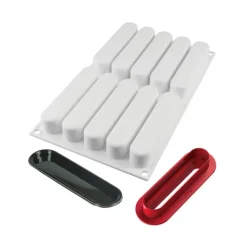 Moule Silicone*SILIKOMART Moule Silicone 10 Eclairs 13x2,5 cm Professional