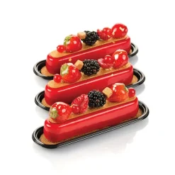 Moule Silicone*SILIKOMART Moule Silicone 10 Eclairs 13x2,5 cm Professional