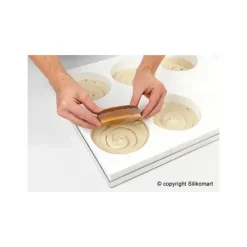 Moule Silicone*SILIKOMART Moule silicone 6 empreintes rondes Ø180 mm