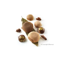 Moule Silicone|Moules À Gâteaux*SILIKOMART Moule Silicone 6 Marrons 110ml Professional