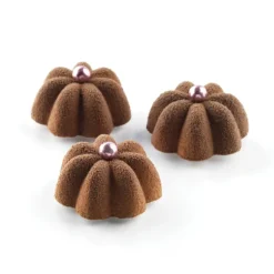 Moule Silicone*SILIKOMART Moule Silicone 77 Mini Charlottes Ø3,5 x H1,5 cm 8,5ml Professional