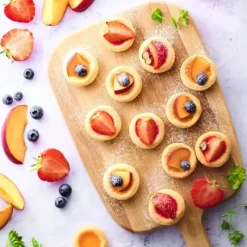 Moule Anti-adhésif|Moules À Gâteaux*FLEXIPAN DEMARLE Moule Silicone 15 Mini Tartelettes Ø 4,2 cm