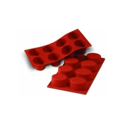 Moule Silicone*SILIKOMART Moule Silicone 8 Ovales 7,5 x 5,5 cm