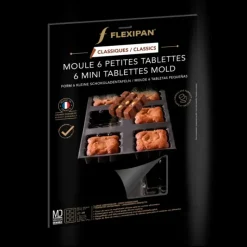 Moule Anti-adhésif|Moule Silicone*FLEXIPAN DEMARLE Moule Silicone 6 Tablettes 7 cm