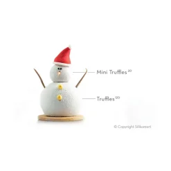 Moule Silicone|Moules À Gâteaux*SILIKOMART Moule Silicone 8 Truffes Ø 5,2 cm Professional