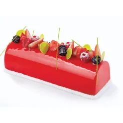 Moule Silicone|Moules À Gâteaux*PAVONI Moule Silicone Bûche 25 x 8,5 cm x H 7 cm