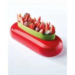 Moule Silicone|Moules À Gâteaux*PAVONI Moule Silicone Bûche Futura 23 x 10 cm x H 4,5 cm