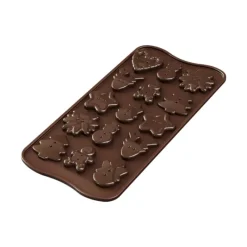 Moules À Chocolat|Moule Silicone*SILIKOMART Moule Silicone Boutons Noël Chocolat 3,5 cm Easy Choc (x15)