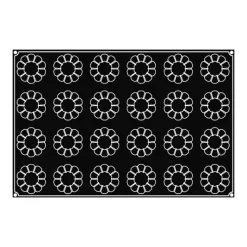 Moule Silicone*PAVOFLEX Moule Silicone Briochette Ø 7,9 cm x H 3,7 cm (x24)