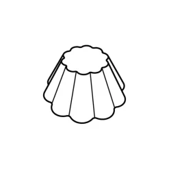 Moule Silicone*PAVOFLEX Moule Silicone Briochette Ø 7,9 cm x H 3,7 cm (x24)