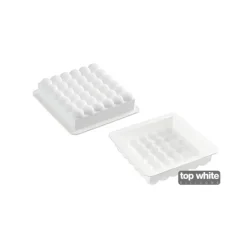 Moule Silicone|Moules À Gâteaux*SILIKOMART Moule Silicone Carré Bubble Professional