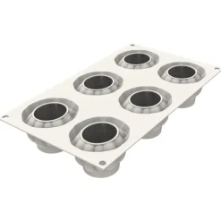 Moule Silicone*SILIKOMART Moule Silicone Citrouille Delica Ø 6,7 x H 5 cm (x6)