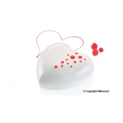 Moule Silicone*SILIKOMART Moule silicone Coeur Bombé 170 mm Professional