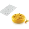 Moule Silicone|Moules À Gâteaux*SILIKOMART Moule Silicone Décor Miel Ø 14 cm x H 1 cm (x2) Professional