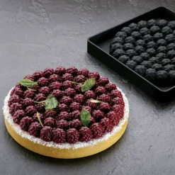 Moule Silicone*PAVONI Moule Silicone Décor Mûres Ø 18 cm x H 2,2 cm