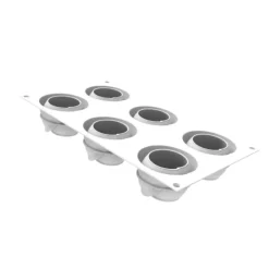 Moule Silicone*SILIKOMART Moule Silicone Givré Ø 6 x H 4,5 cm (x6)