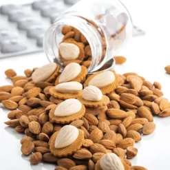 Moule Silicone*PAVONI Moule Silicone Gourmand Amande 3,4 x 2,1 x H 1,1 cm (x30)