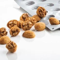 Moule Silicone*PAVONI Moule Silicone Gourmand Noix 3,8 x 2,8 x H 1,6 cm (x18)