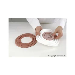 Moule Silicone*SILIKOMART Moule Silicone Insert 12 Cercles Ø 26 cm Professional