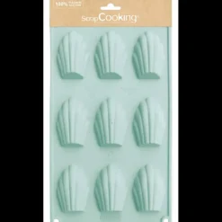 Moule Silicone|Moules À Gâteaux*SCRAPCOOKING Moule Silicone Madeleines 30,1 x 17,5 cm (x9)