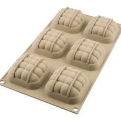 Moule Silicone|Moules À Gâteaux*SILIKOMART 3D DESIGN Moule Silicone Mini Eleganza 7x7 cm