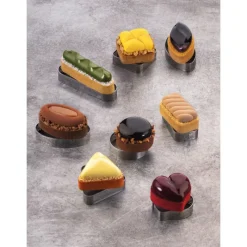 Moule Silicone*PAVOFLEX Moule Silicone Pyramide 6,6 x 6 cm x H 2,8 cm (x8)