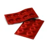 Moule Silicone*SILIKOMART Moule Silicone Savarins 6,5 cm x H 2,1 cm (x8)