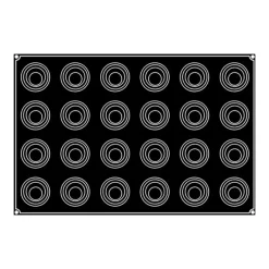 Moule Silicone*PAVOFLEX Moule Silicone Spirale Babel Ø 6,8 cm x H 5 cm (x24)